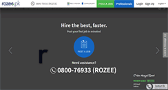 Desktop Screenshot of hiring.rozee.pk