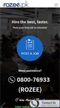 Mobile Screenshot of hiring.rozee.pk